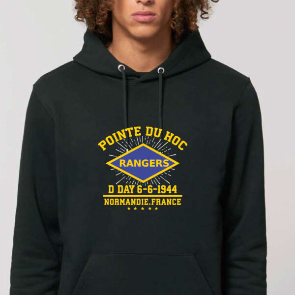 Sweat à capuche  "Rangers" noir