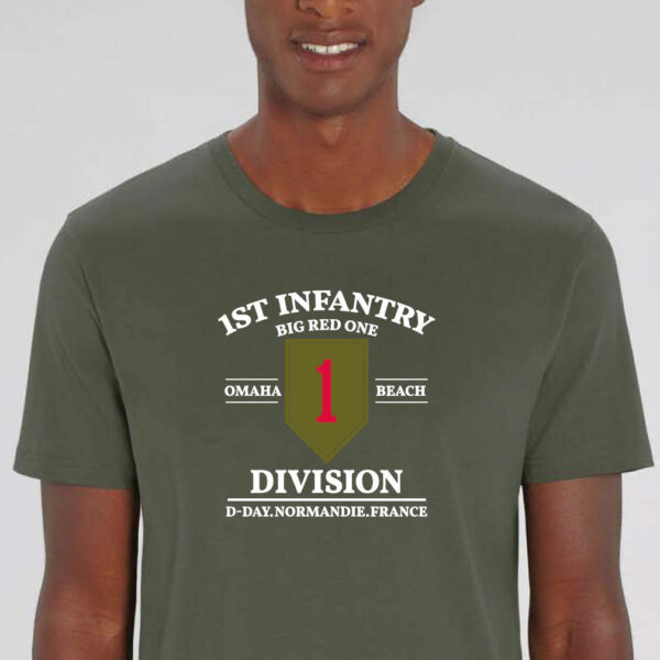 T-shirt "1st infantry division" kaki