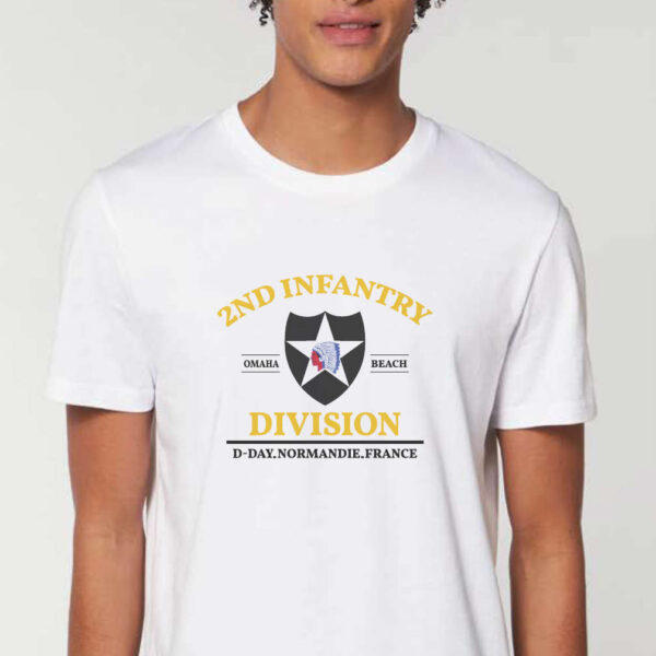 T-shirt "2nd Infantry" blanc