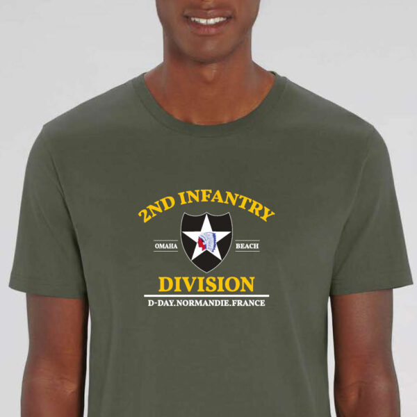 T-shirt "2nd Infantry" kaki