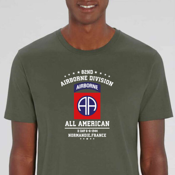 T-shirt 82nd Airborne Division kaki