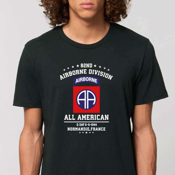T-shirt 82nd Airborne Division noir