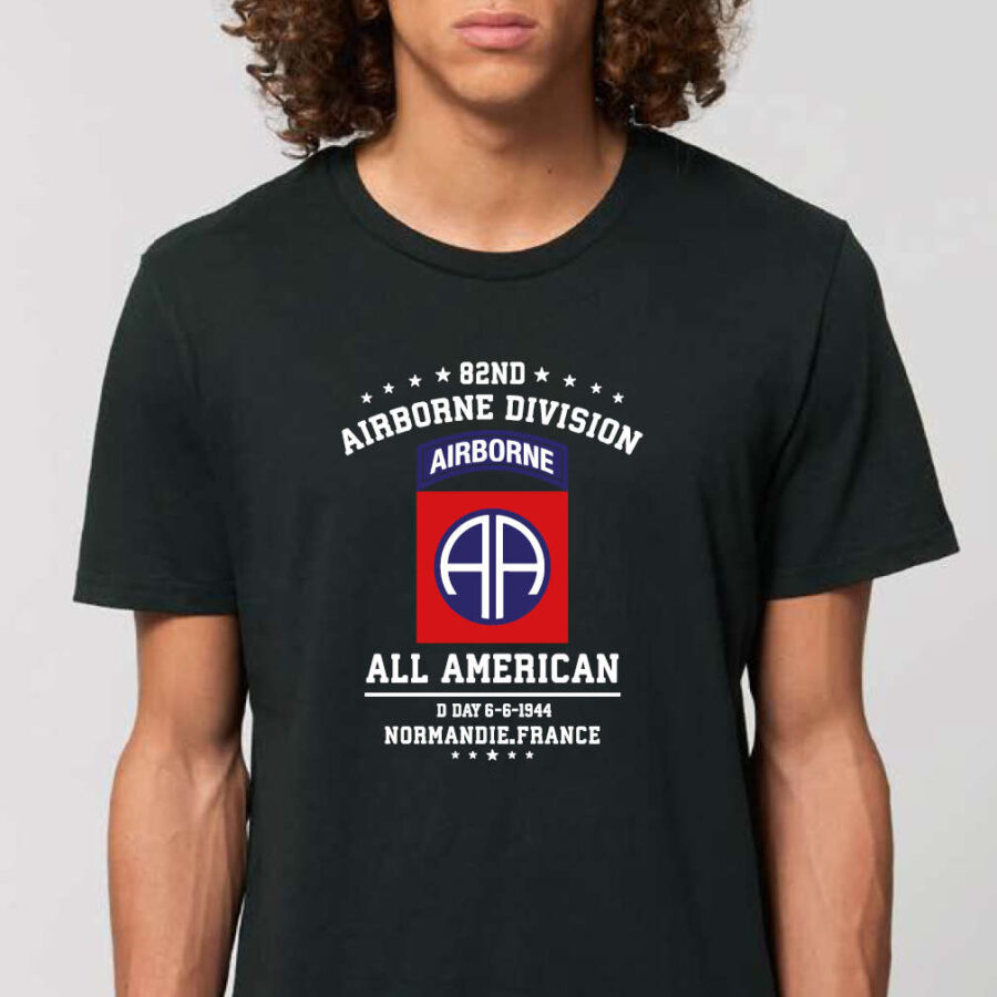 T-shirt 82nd Airborne Division noir
