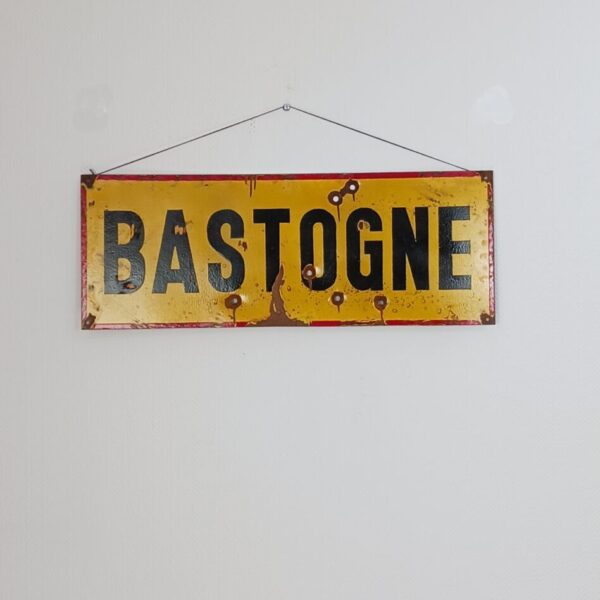 Panneau métal "BASTOGNE"