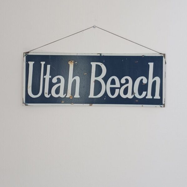 Panneau métal "UTAH BEACH"