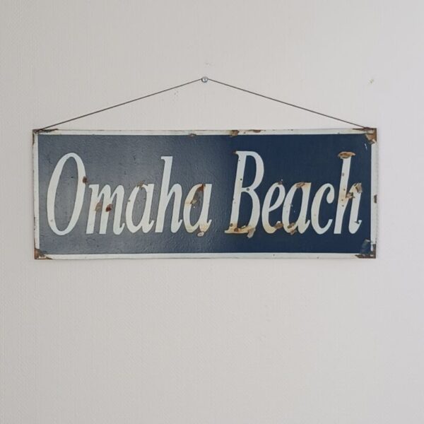 Panneau Métal "OMAHA BEACH"