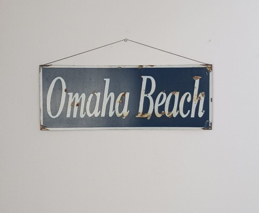 Panneau Métal "OMAHA BEACH"