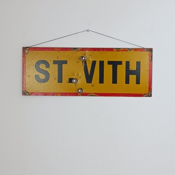 Panneau métal "ST VITH"
