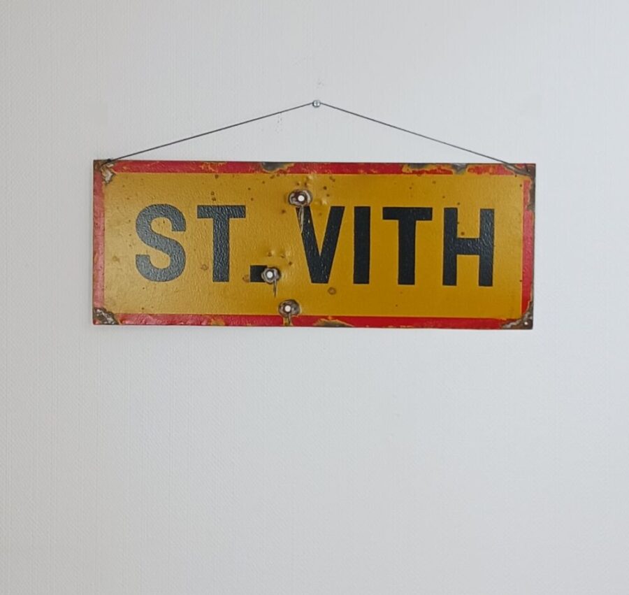 Panneau métal "ST VITH"