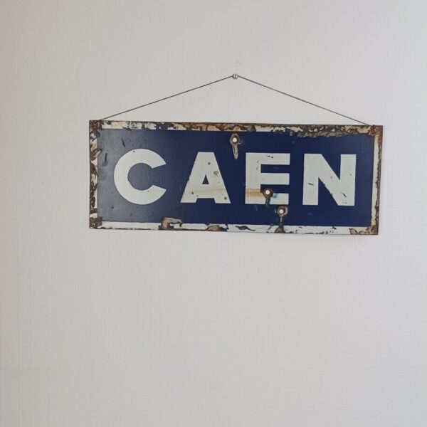 Panneau métal "CAEN"