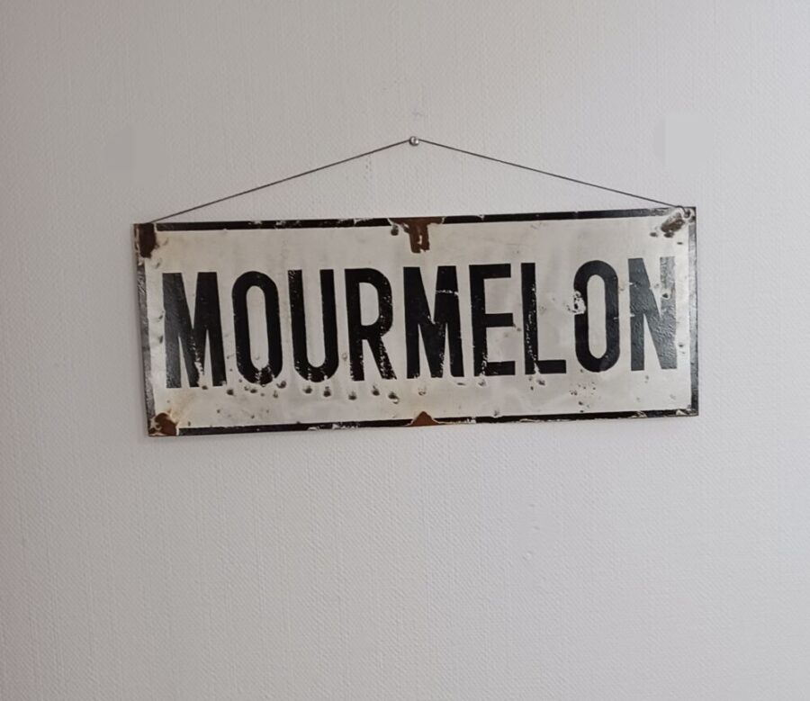 Panneau métal "MOURMELON"