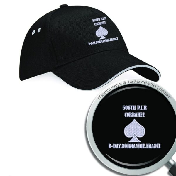 Casquette 506th P.I.R. Noire