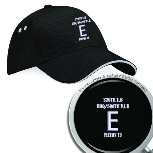 Casquette 326th E.B. Noire