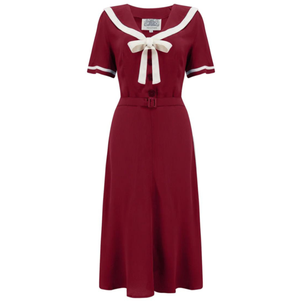 Robe "PATTY" bordeau