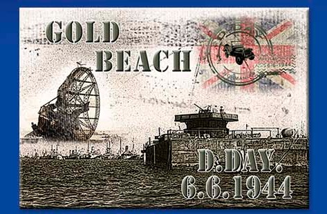 Magnet : GOLD BEACH D.DAY 6.6.1944