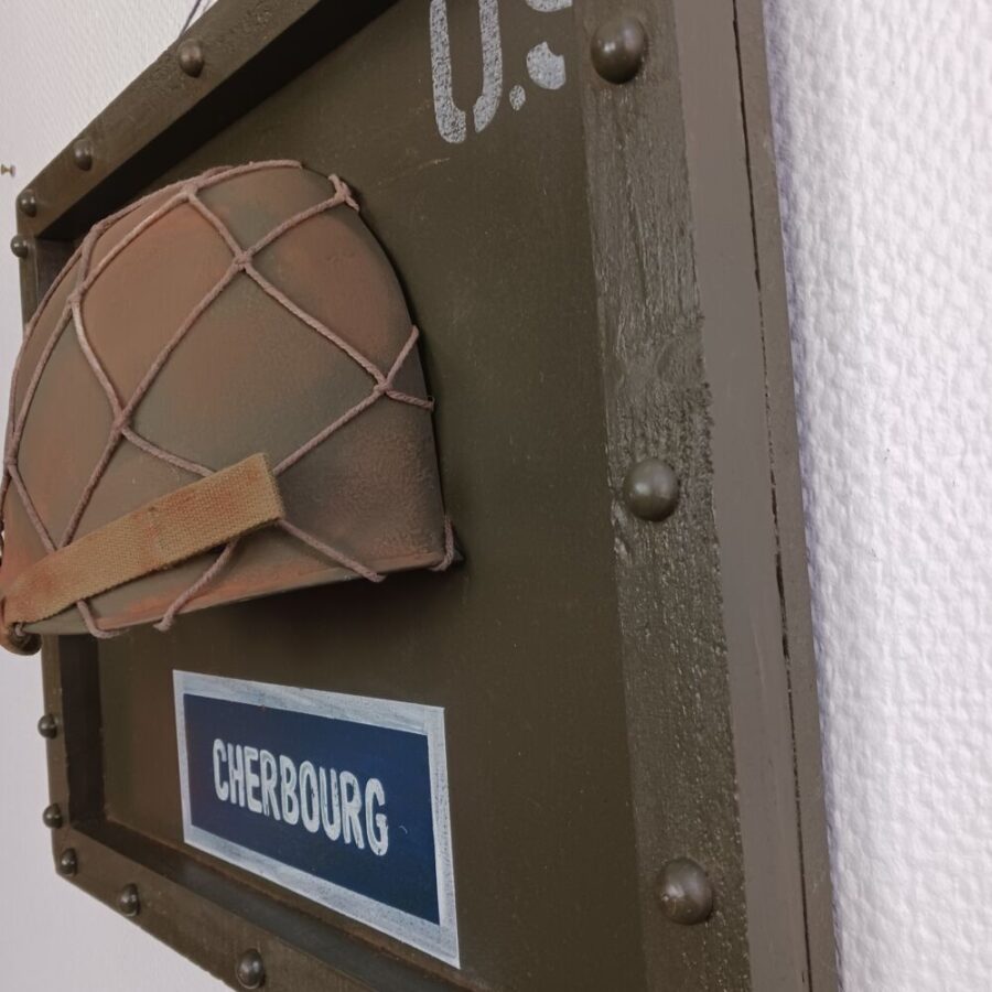 Panneau Demi Casque "79th division - CHERBOURG" – Image 2
