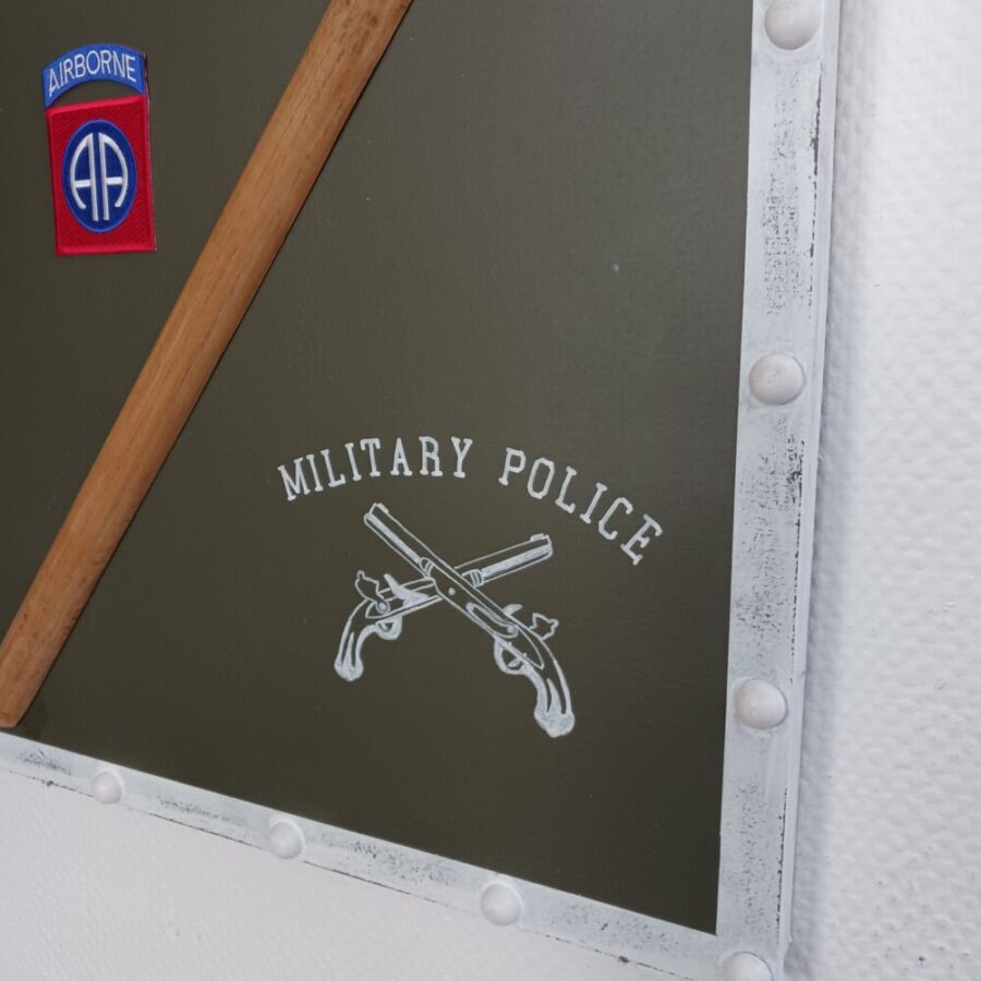 Panneau bois "Military Police" 82ème Airborne – Image 5