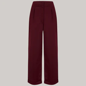 Pantalon "AUDREY" bordeau