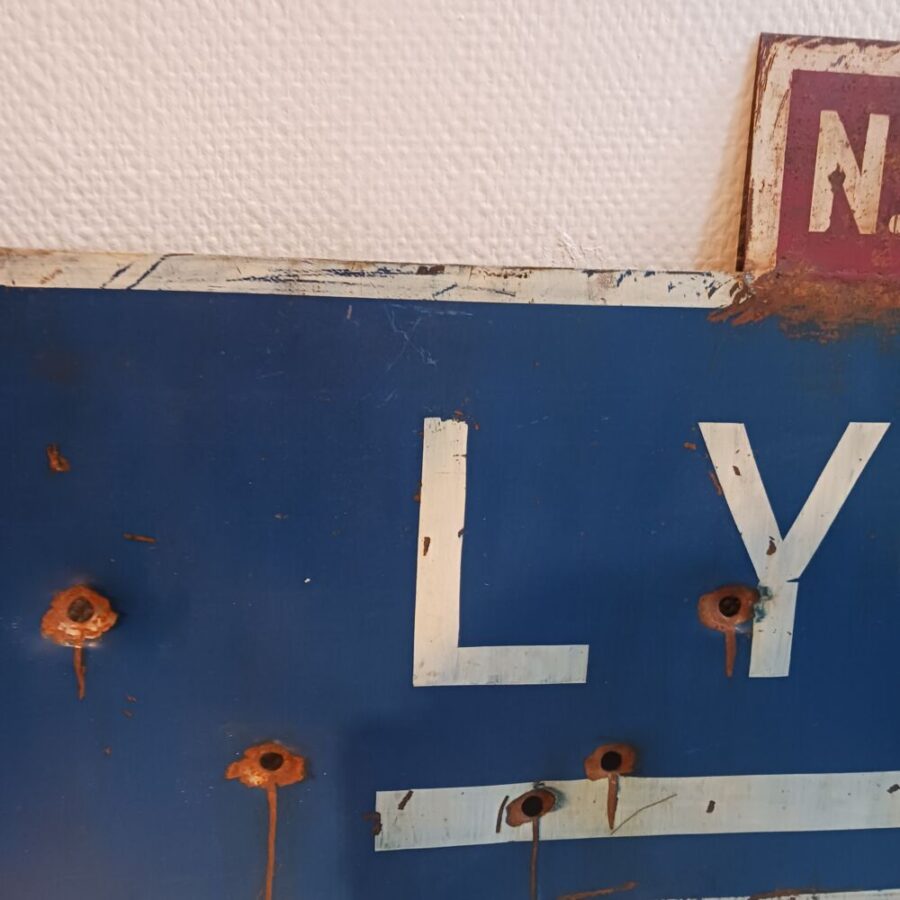 Panneau métal "LYON N 86" – Image 2