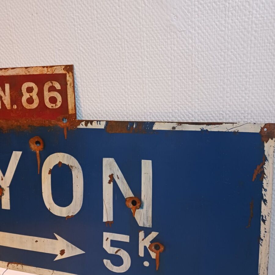 Panneau métal "LYON N 86" – Image 4