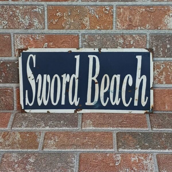 Panneau métal "SWORD BEACH"