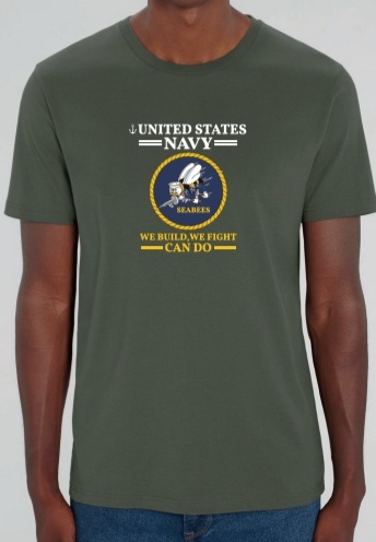 T-shirt "SEABEES" kaki