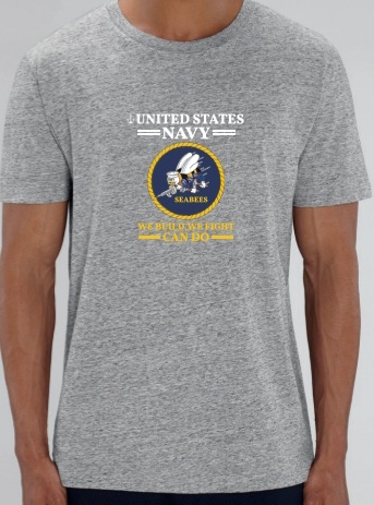 T-shirt "SEABEES" Gris