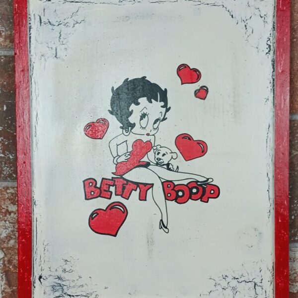 Panneau bois "Betty Boop"