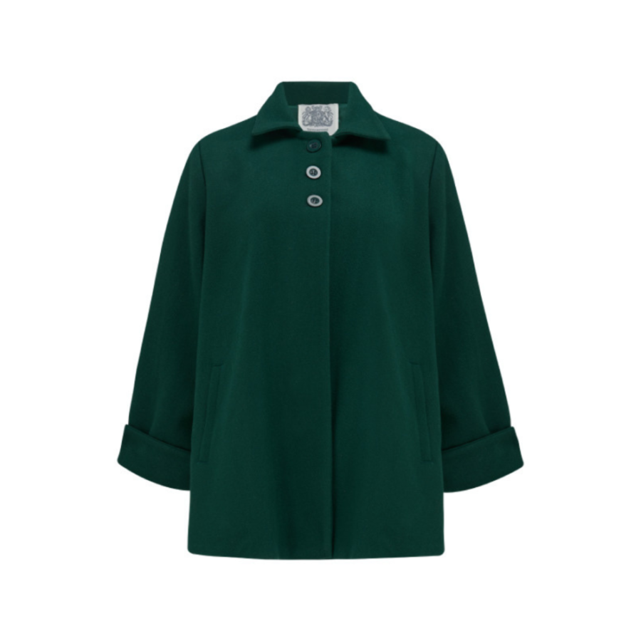 Manteau court "vert anglais"