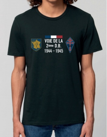 T-shirt "Voie de la 2ème D.B." Noir