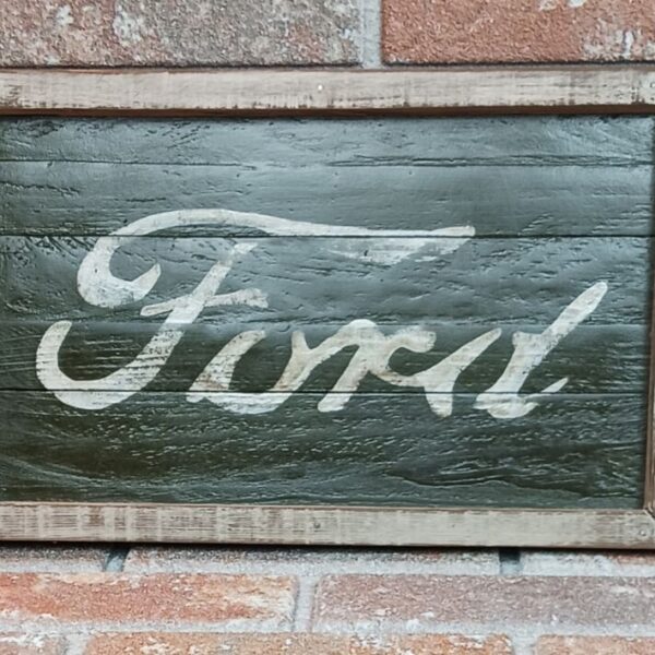 Panneau bois "Ford"