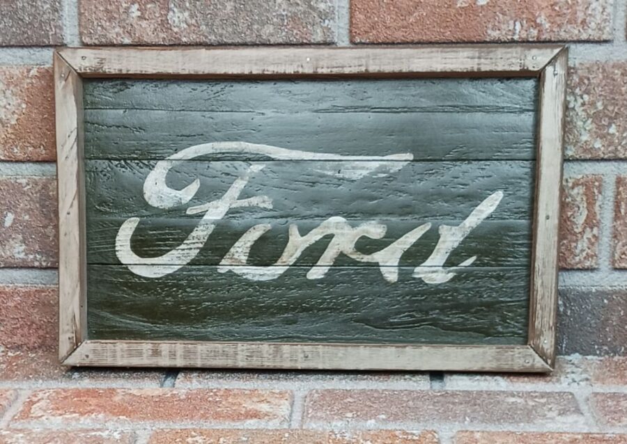 Panneau bois "Ford"