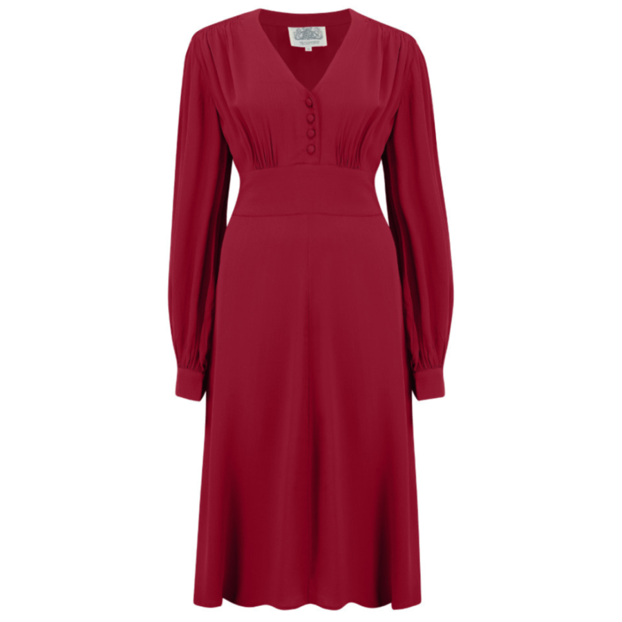 Robe "AVA" bordeau
