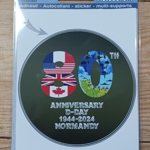 Sticker  80th anniversary  D-DAY