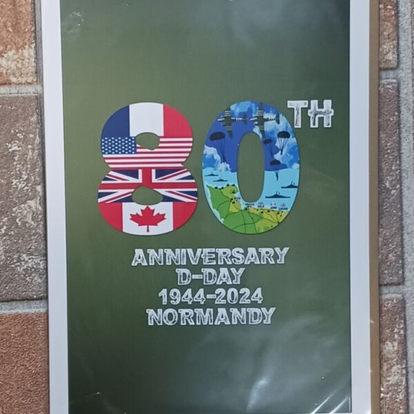 Affiche A3  80th anniversary  D-DAY