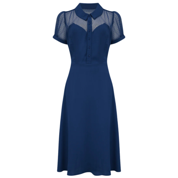 Robe "FLORENCE" bleu