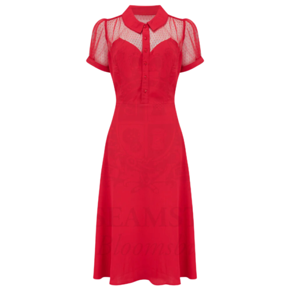 Robe "FLORENCE" rouge
