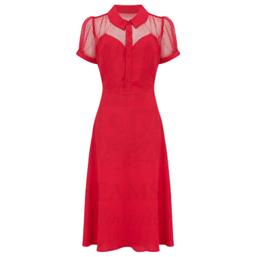 Robe "FLORENCE" rouge