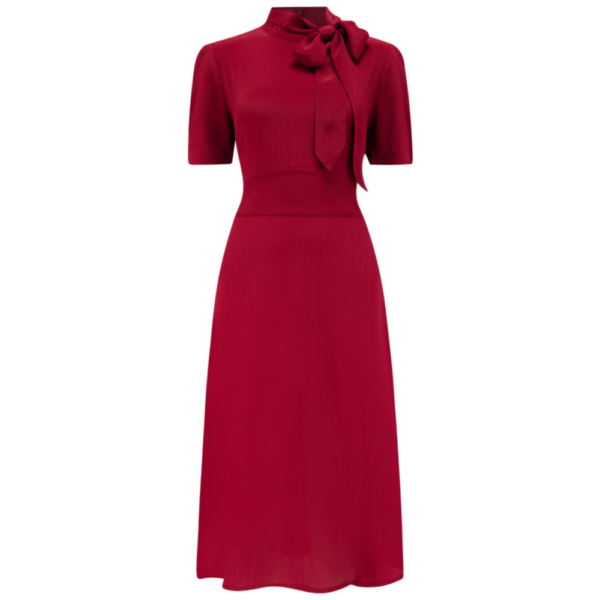 Robe "KATHY" bordeau
