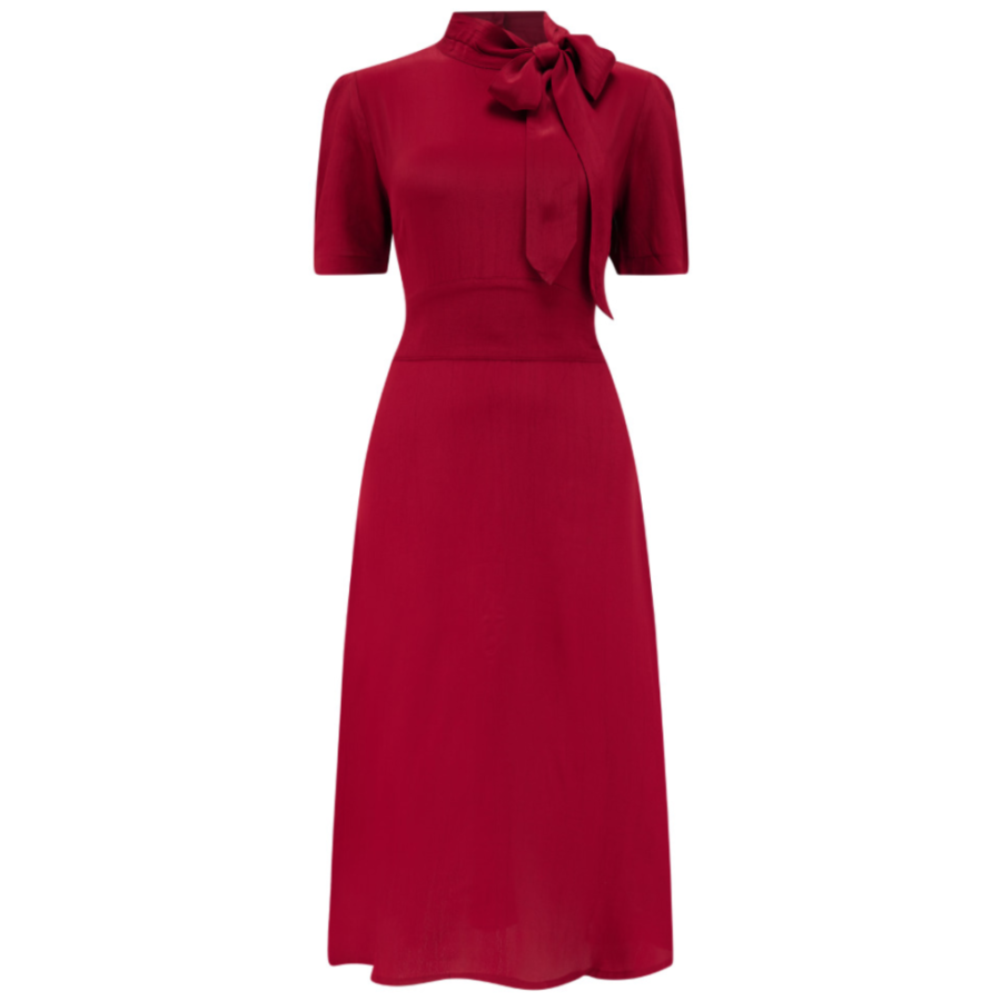 Robe "KATHY" bordeau
