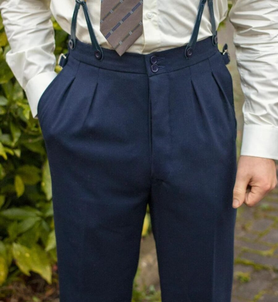 pantalon homme "Edwin" bleu – Image 3