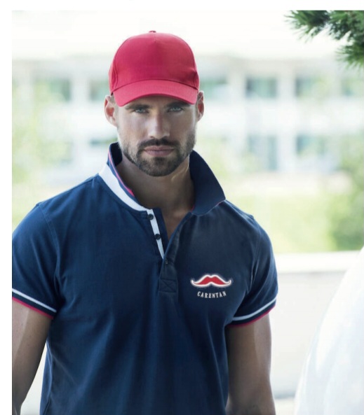 Polo brodé "CARENTAN" - coupe homme