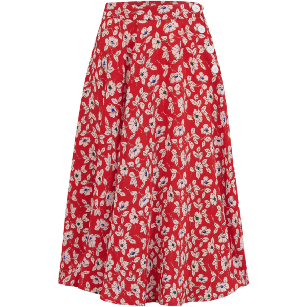 Jupe "ISABELLE" Pansy print