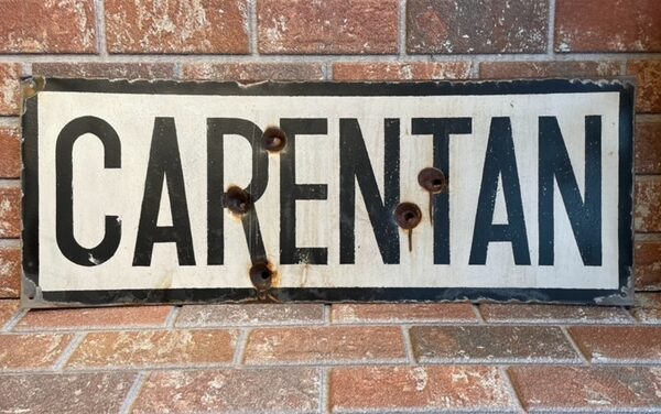 Panneau métal "CARENTAN"