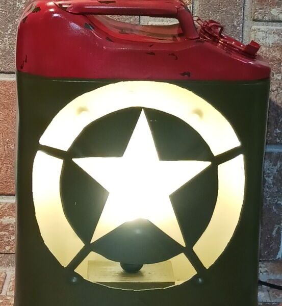 Lampe jerrican "Etoile"