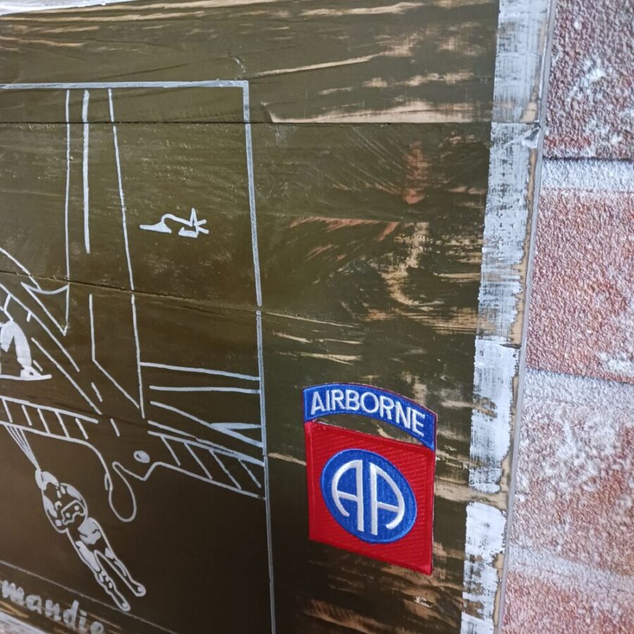 Panneau bois "NORMANDY 1944" – Image 4