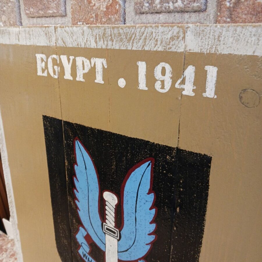 Panneau bois "S.A.S. EGYPT 1941" – Image 2