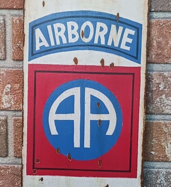 Plaque "All American" métal 40cm x 20cm