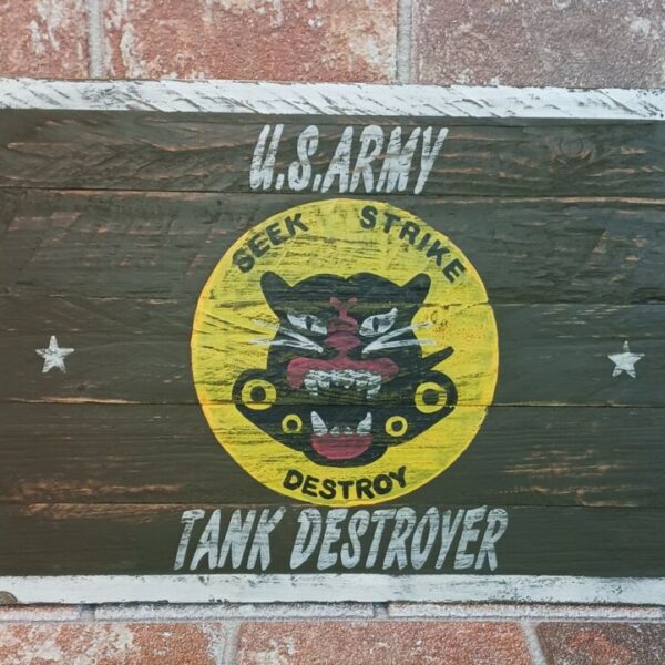 Panneau bois "TANK DESTROYER"