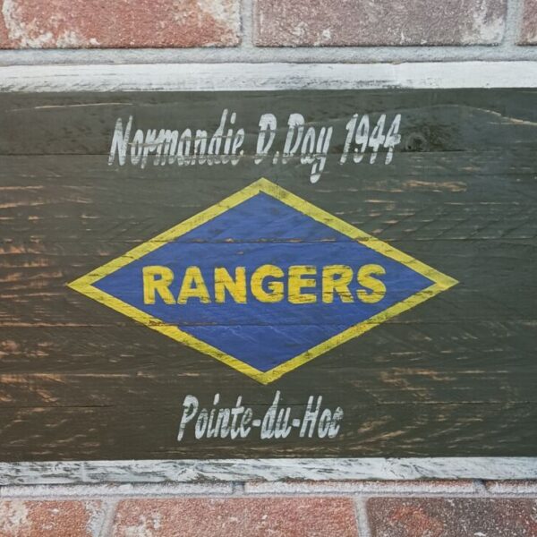 Panneau bois "RANGER - POINTE DU HOC"